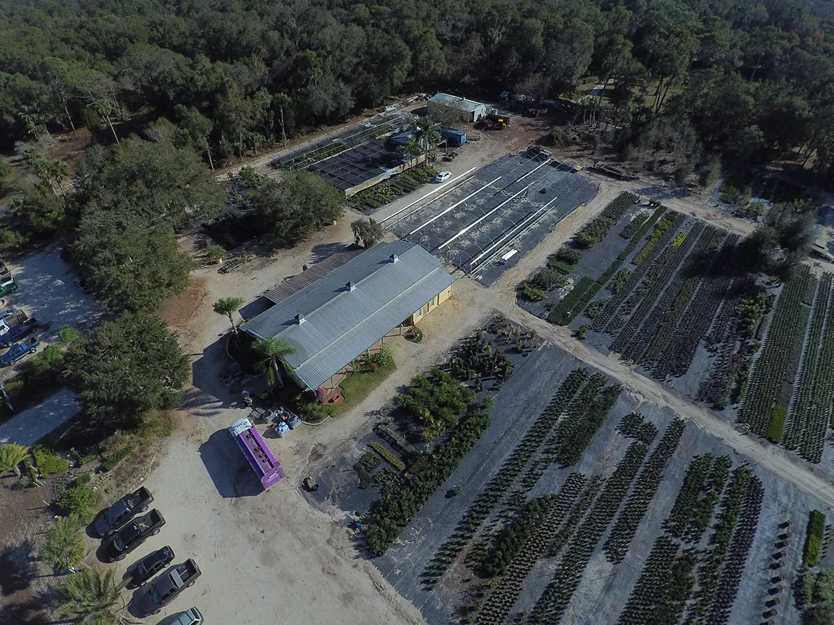 Wekiva Landscape Nursery Aerial